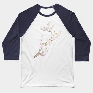 pink peach flowers blossom Baseball T-Shirt